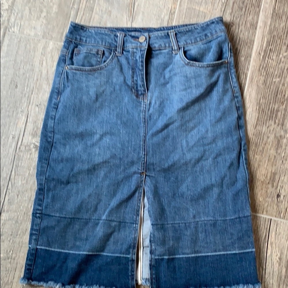 Jean skirt size 8